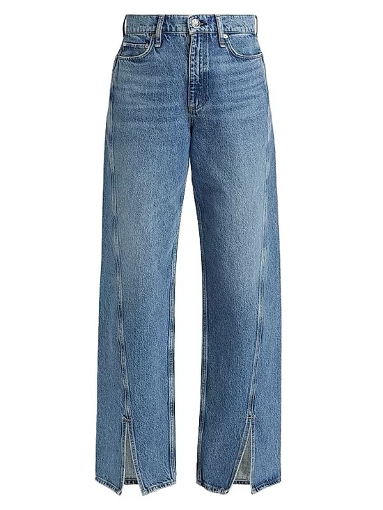 rag & bone Denim - rag & bone Shea High-Rise Relaxed Straight Jeans